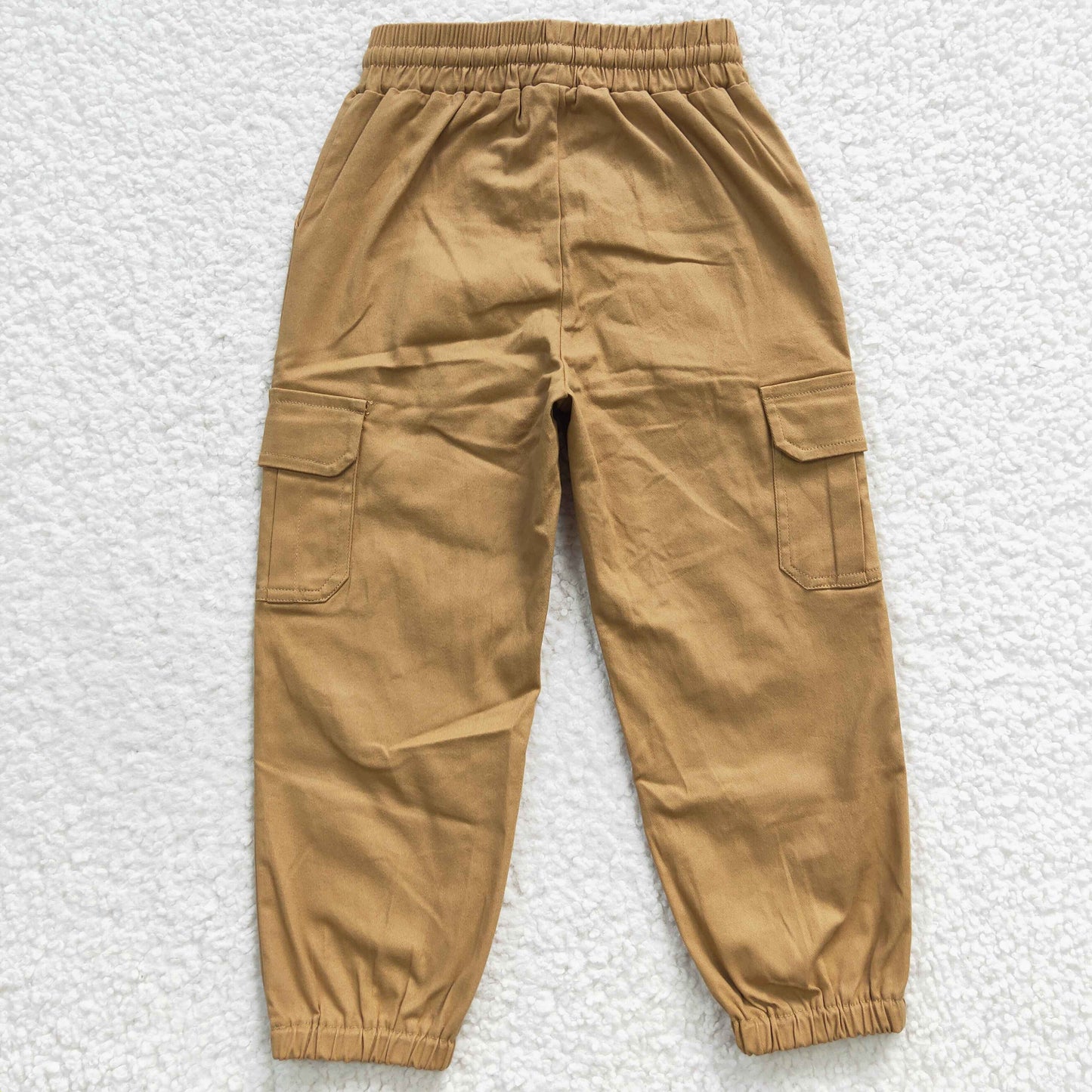 Boys Brown Cargo Pants