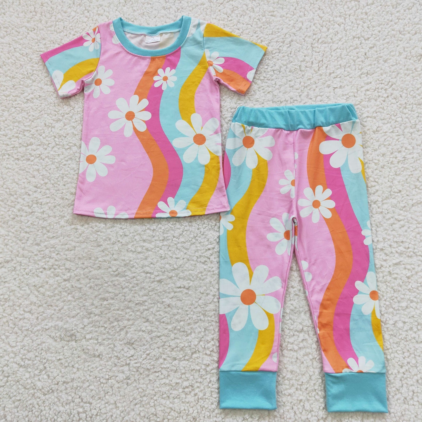 Girls Floral Pajamas