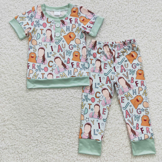 Boys ABC Cartoon Pajamas