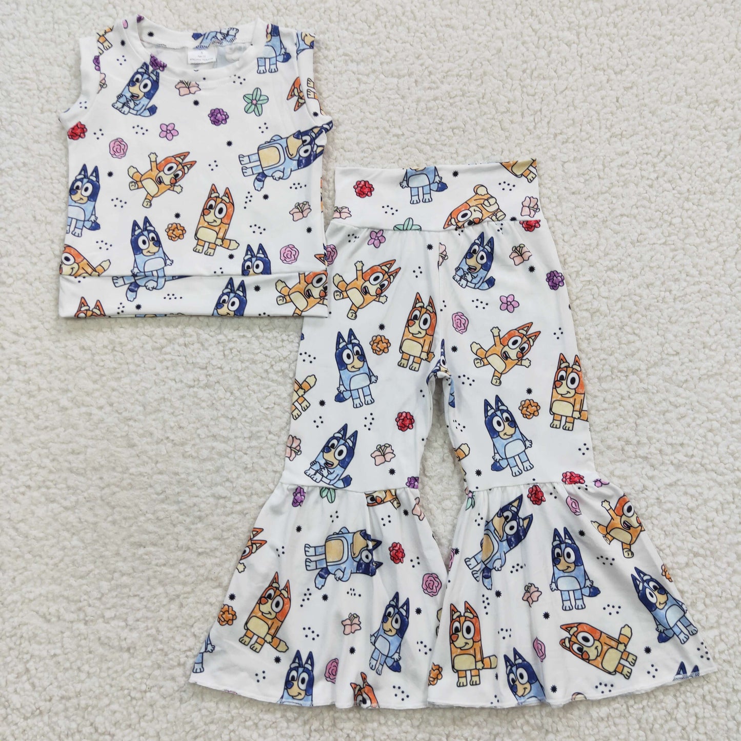 Girls Cartoon Dog Outfits