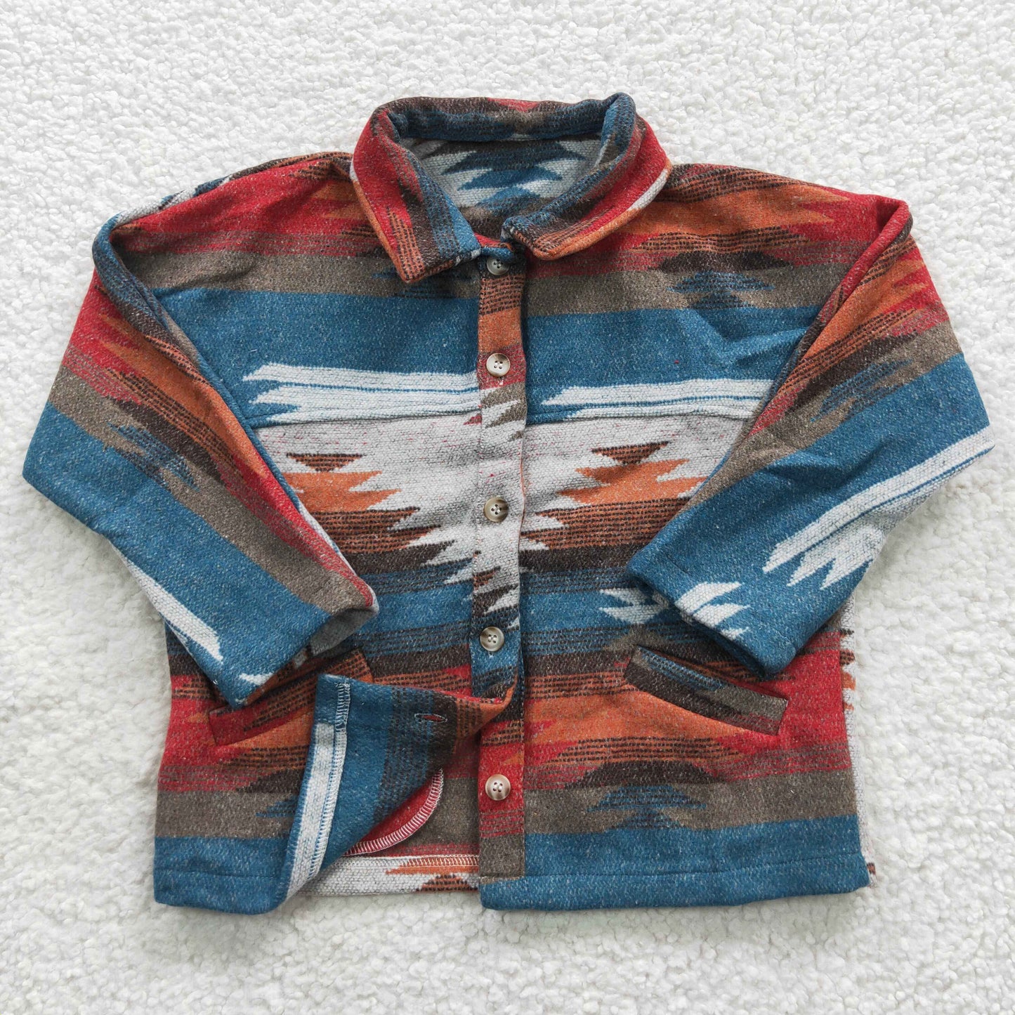 Boys Blue flannel Jacket