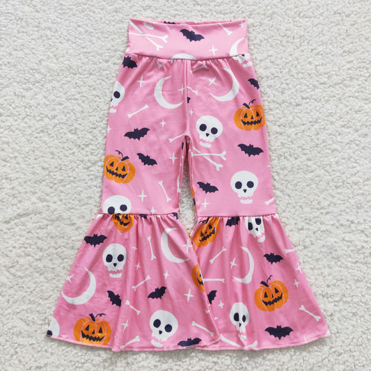 Girls Halloween Bell Bottom Pants