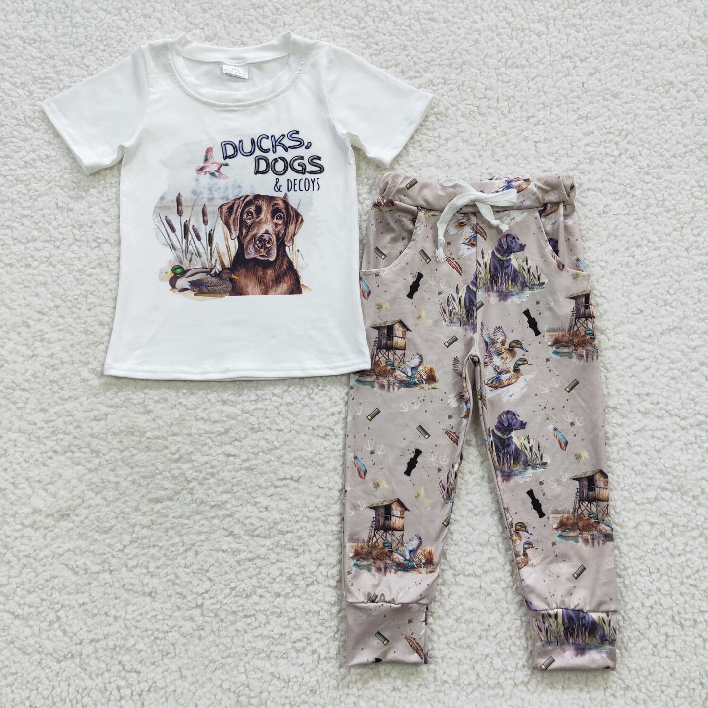 Boys Ducks Dogs Outfits