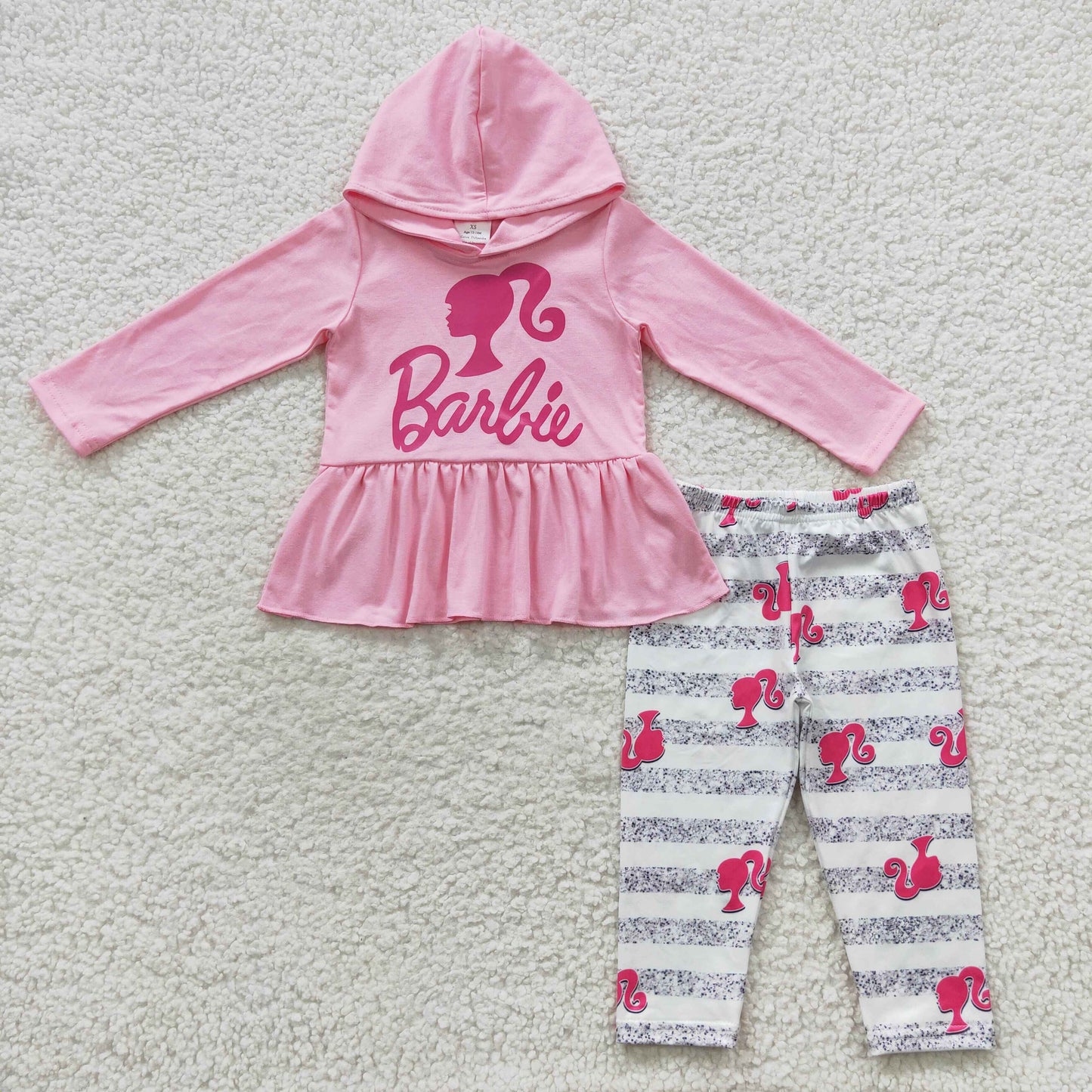 Girls Barbie Hoodies Long Sleeves