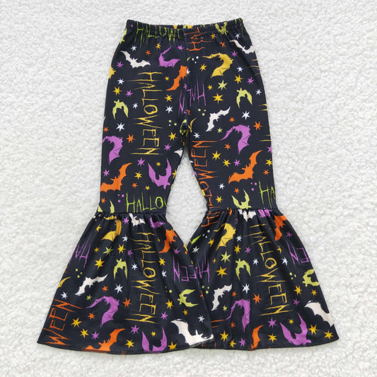 Girls Halloween Bell Bottom Pants