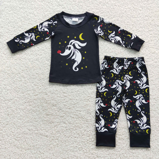 Boys Halloween Skull Pajamas