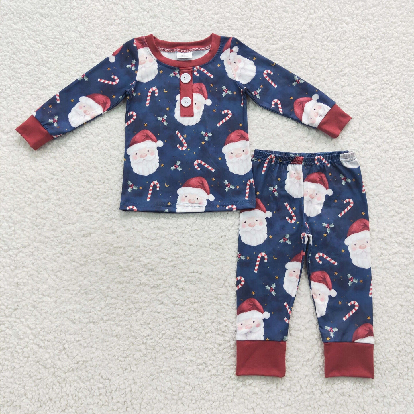 Boys Christmas Santa Pajamas