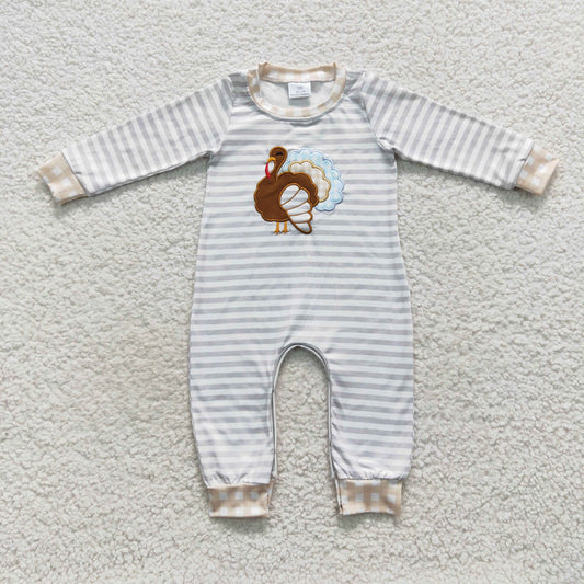 Boys Embroidery Turkey Rompers