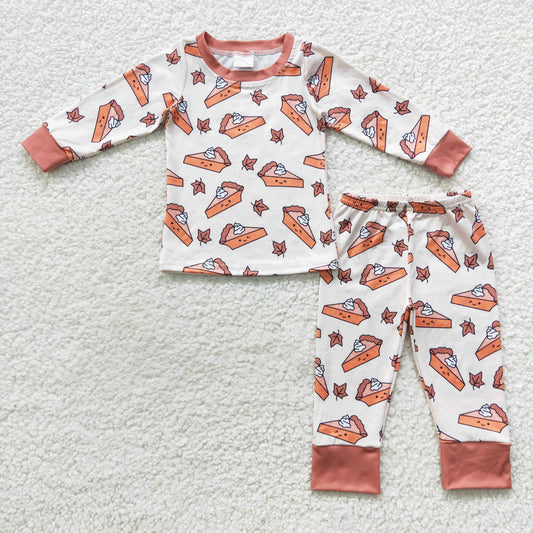 Boys Leaves Cakes Pajamas