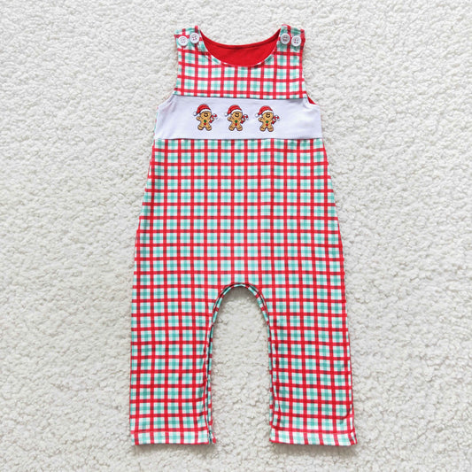 Baby Boys Gingerbread Rompers Embroidery