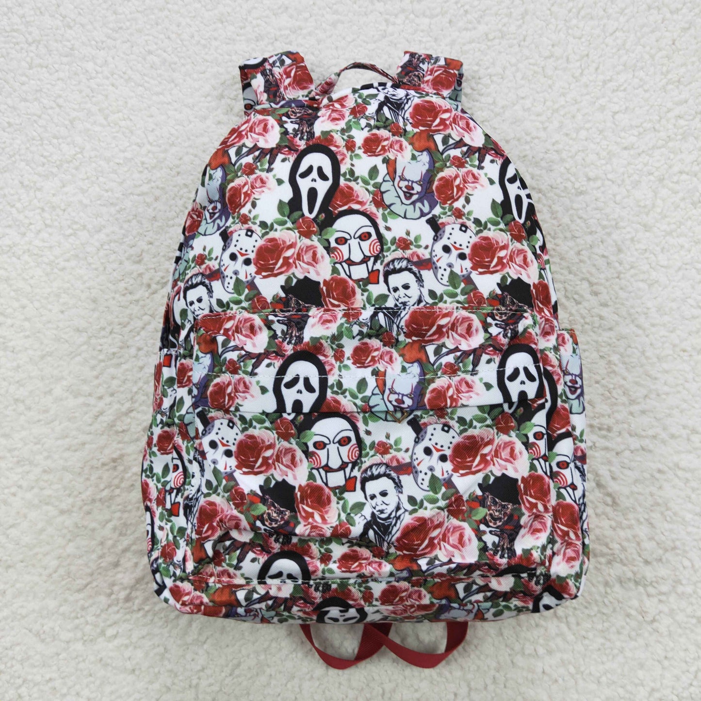 Halloween Rose Backpack  10 * 13.9 * 4 inches