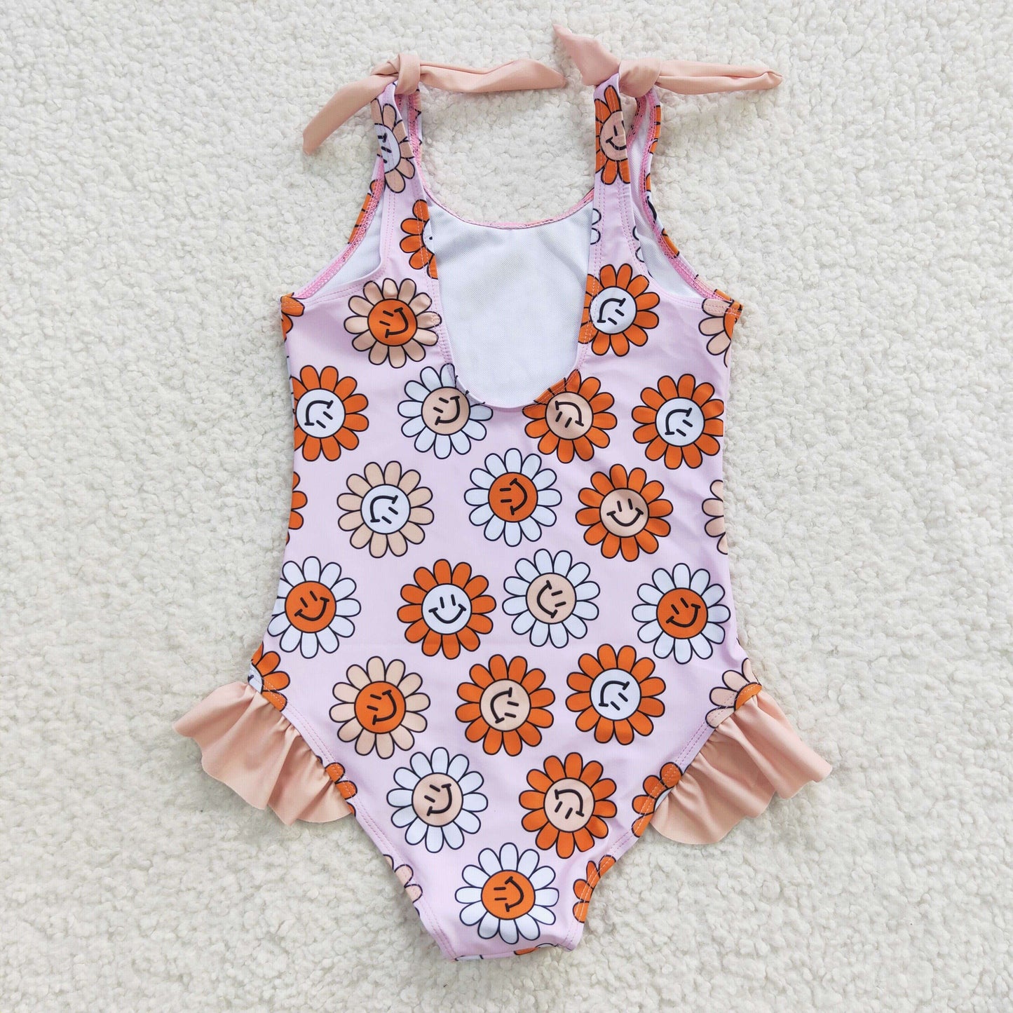 Girls Smiling Bathing Suit 1pcs