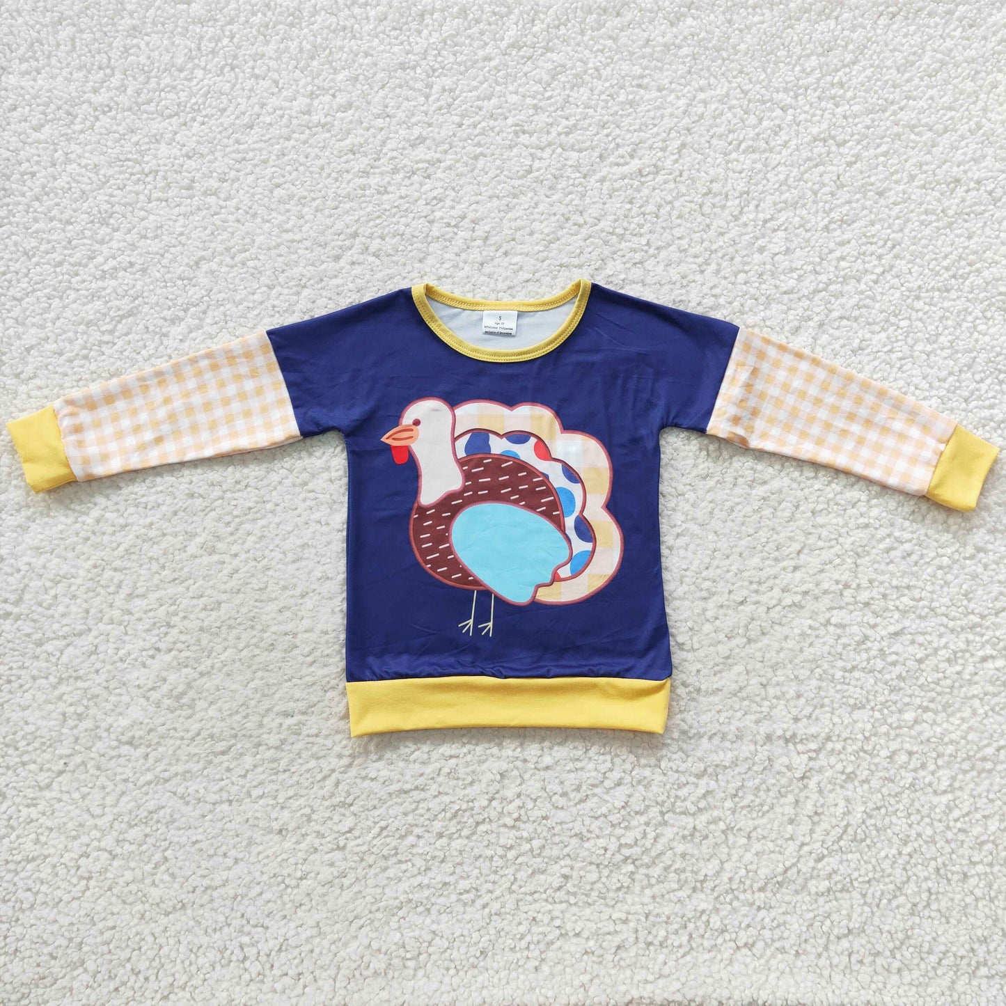 Boys Turkey Top Long Sleeves