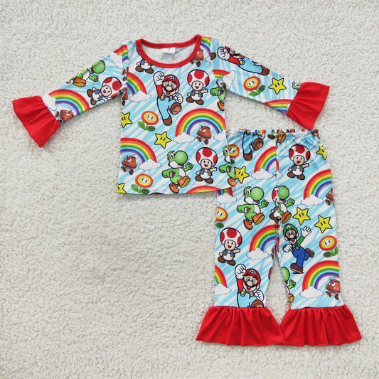 Girls Cartoon Pajamas