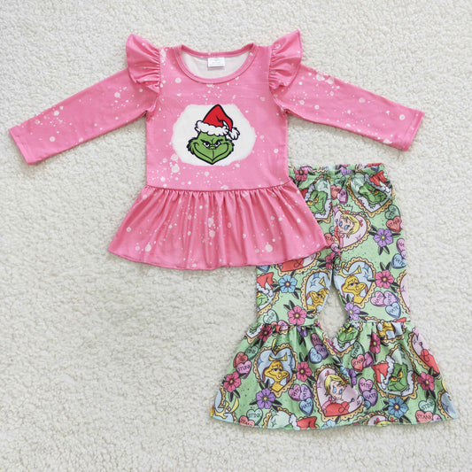 Girls Christmas Pink Outfits