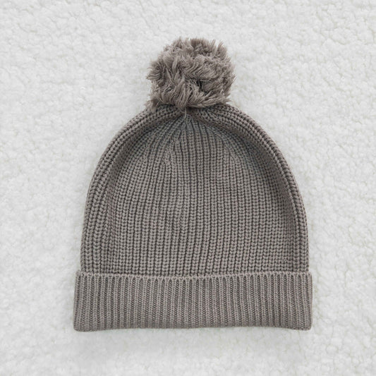 Baby Gray Knitted Hats