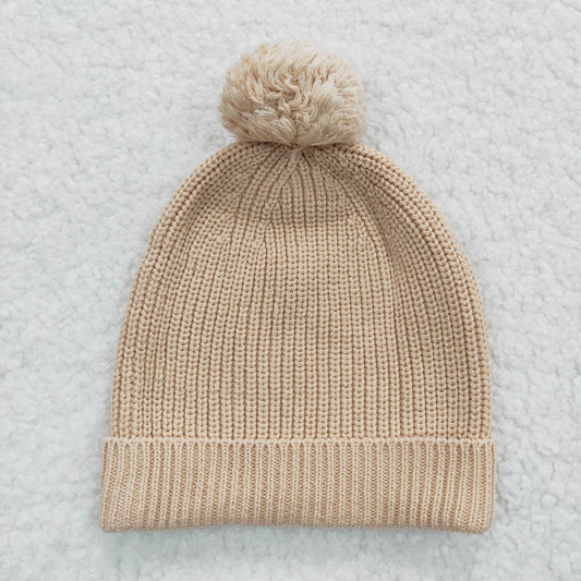 Baby Khaki Knitted Hats