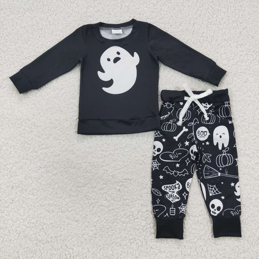 BLP0255 Boys Black Ghost Outfits