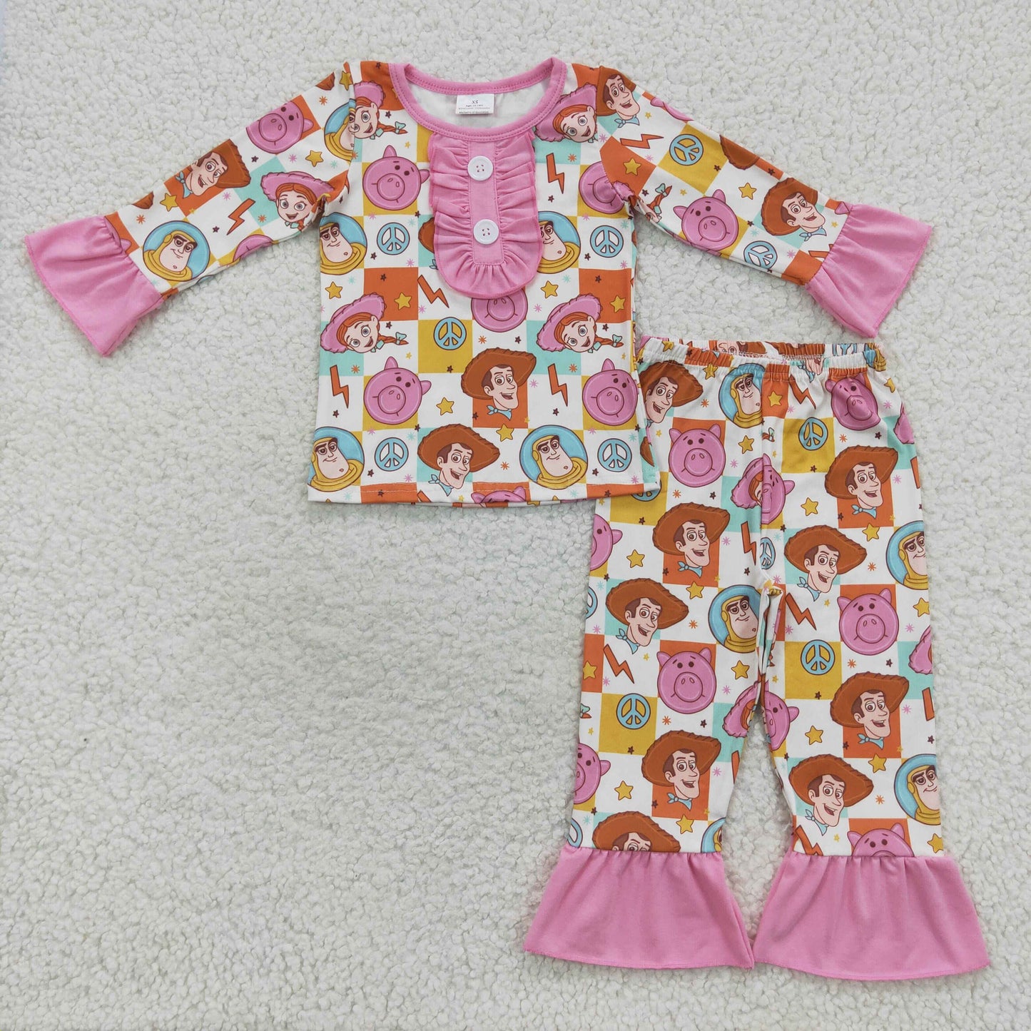 Girls Cartoon Pajamas