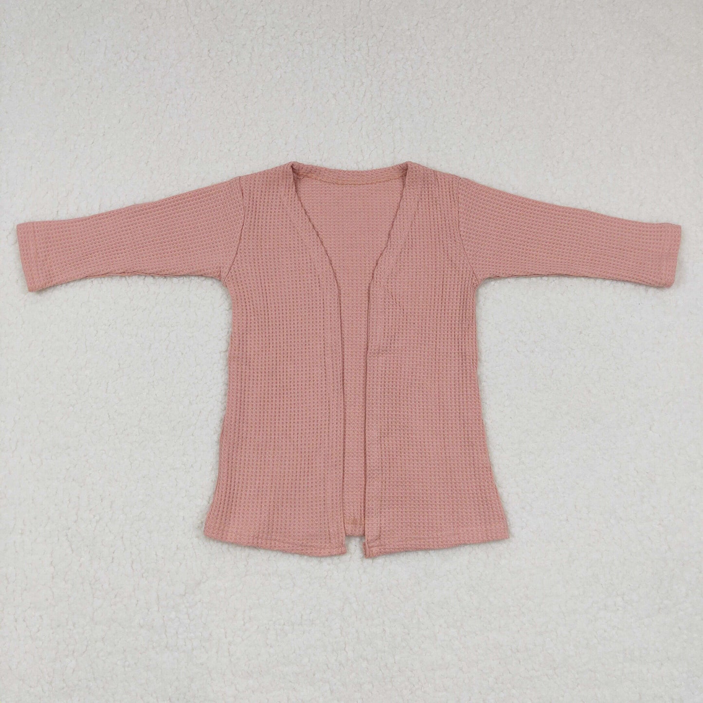 Girls Pink Cotton Cardigan