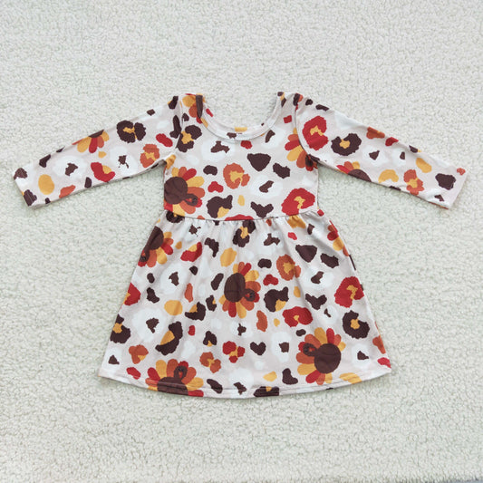 Girls Turkey Leopard Dress