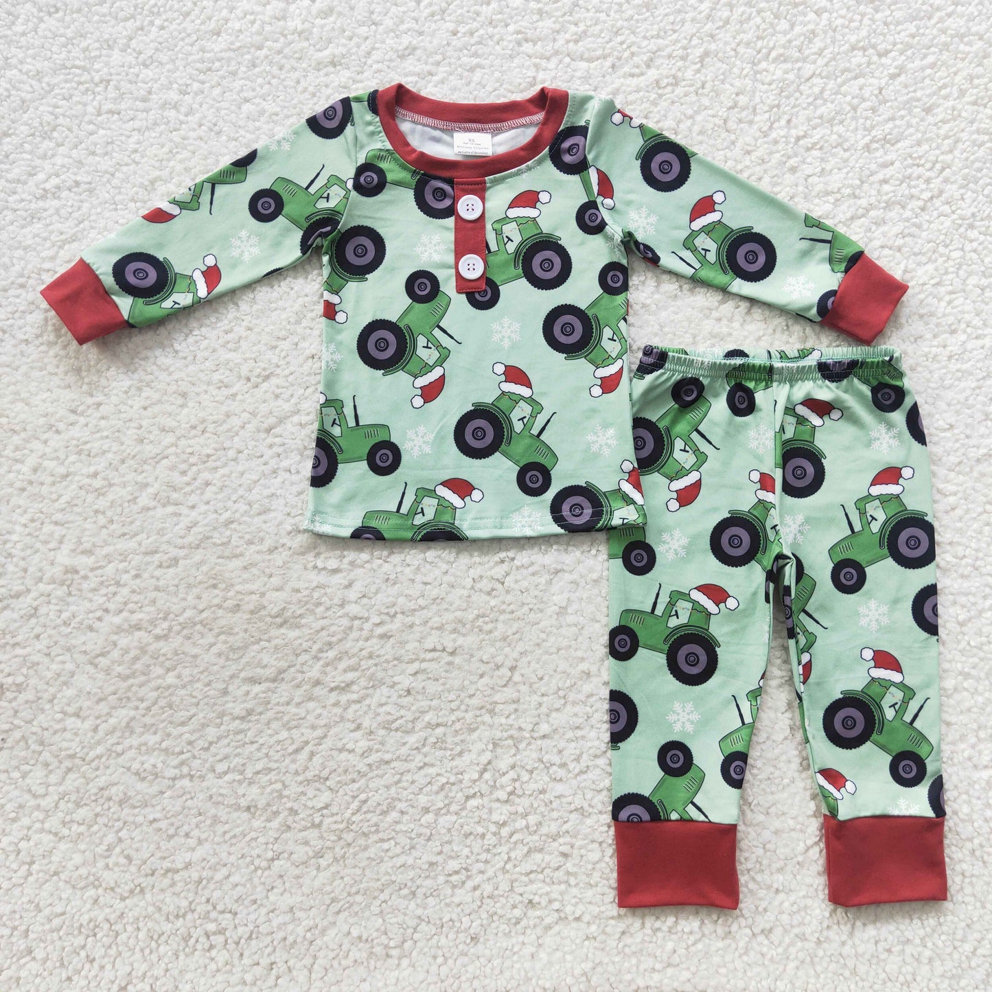 Boys Christmas Truck Pajamas