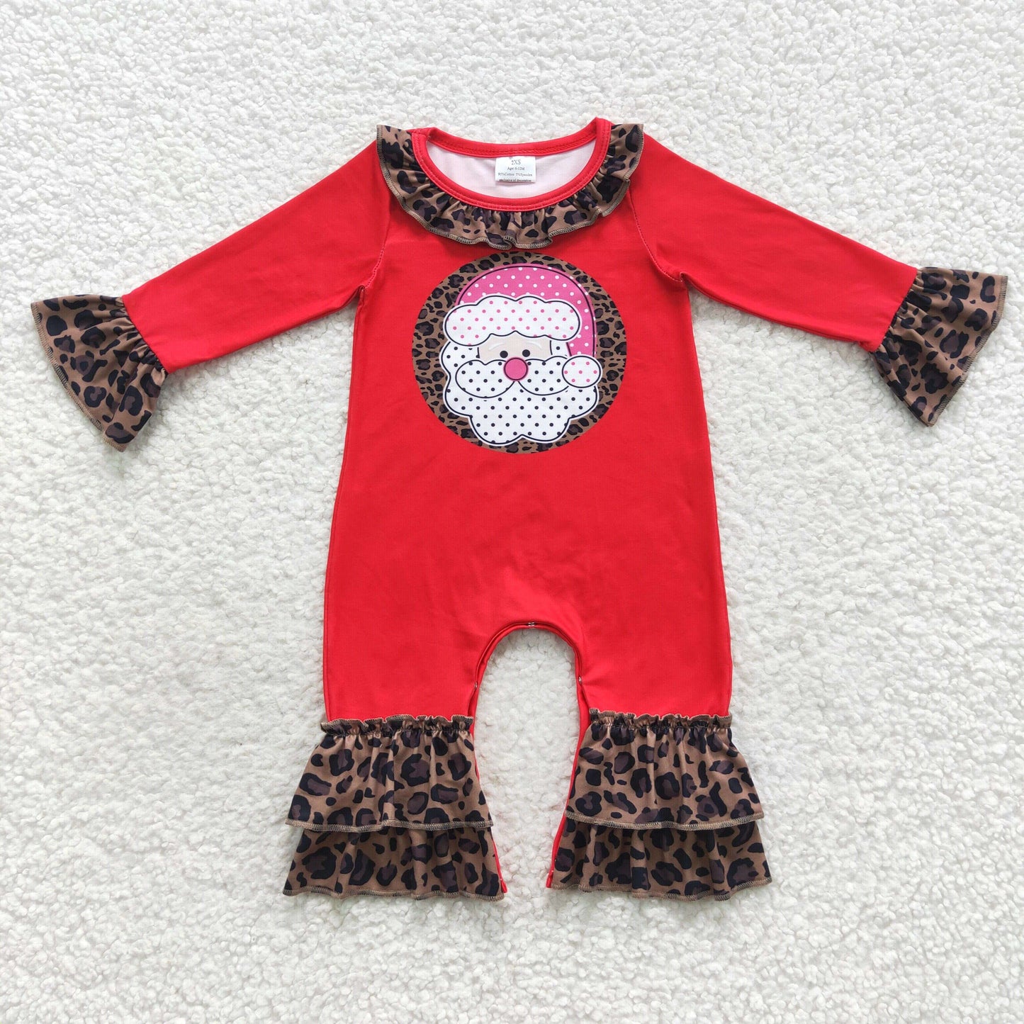 Baby Christmas Santa Rompers