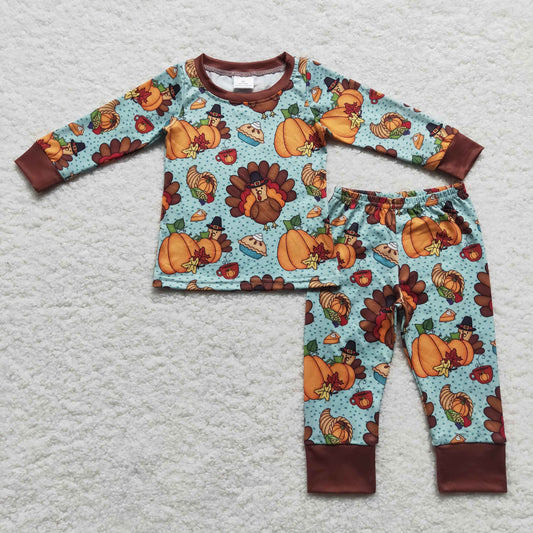 Boys Turkey Pajamas