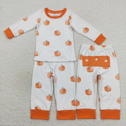 Boys Pumpkin Pajamas