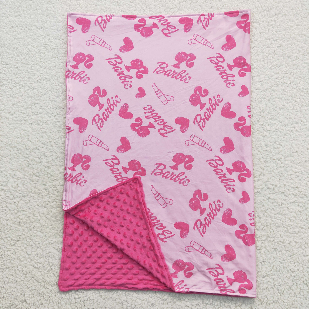 Baby Pink Barbie Blankets ZHOHAO03