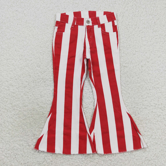 Girls Red Stripe Jeans