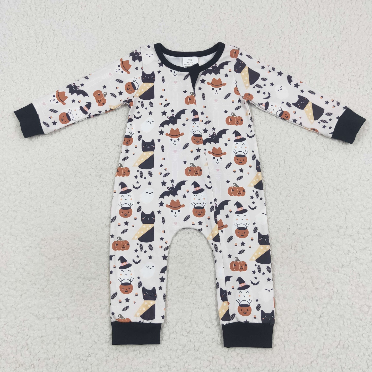 Baby Halloween Zipper Romper