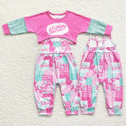 Girls Barbie Pink Outfits 2pcs