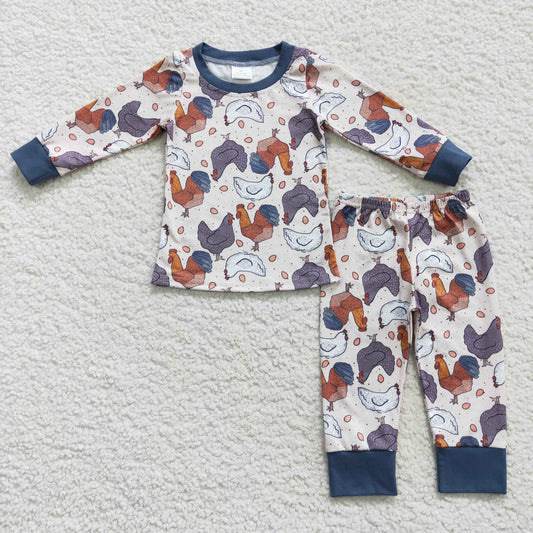 Boys Chicken Pajamas