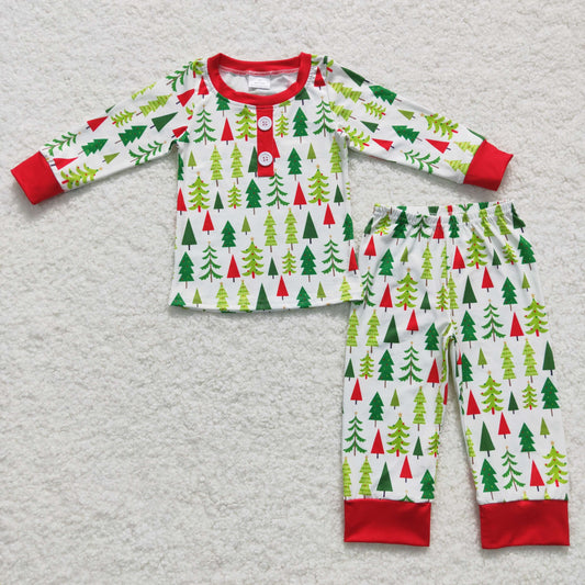 Boys Christmas Tree Pajamas