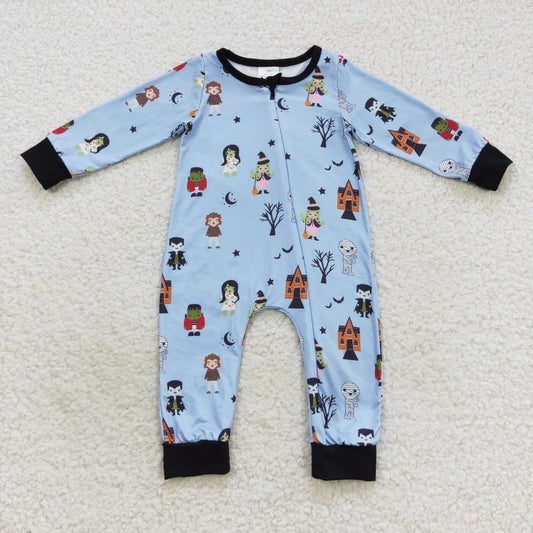 Baby Halloween Zipper Romper