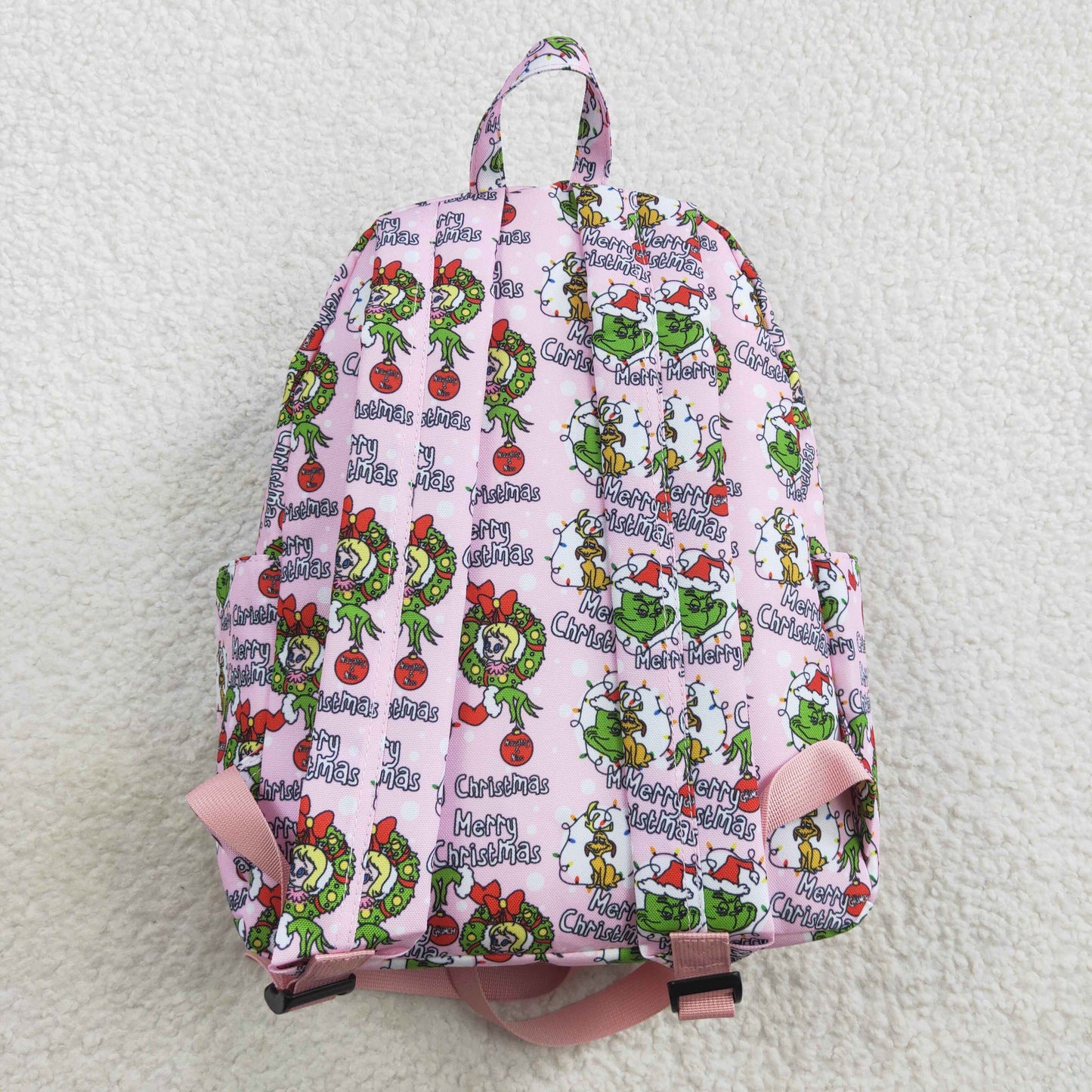 Pink Christmas Backpack 10 * 13.9 * 4 inches