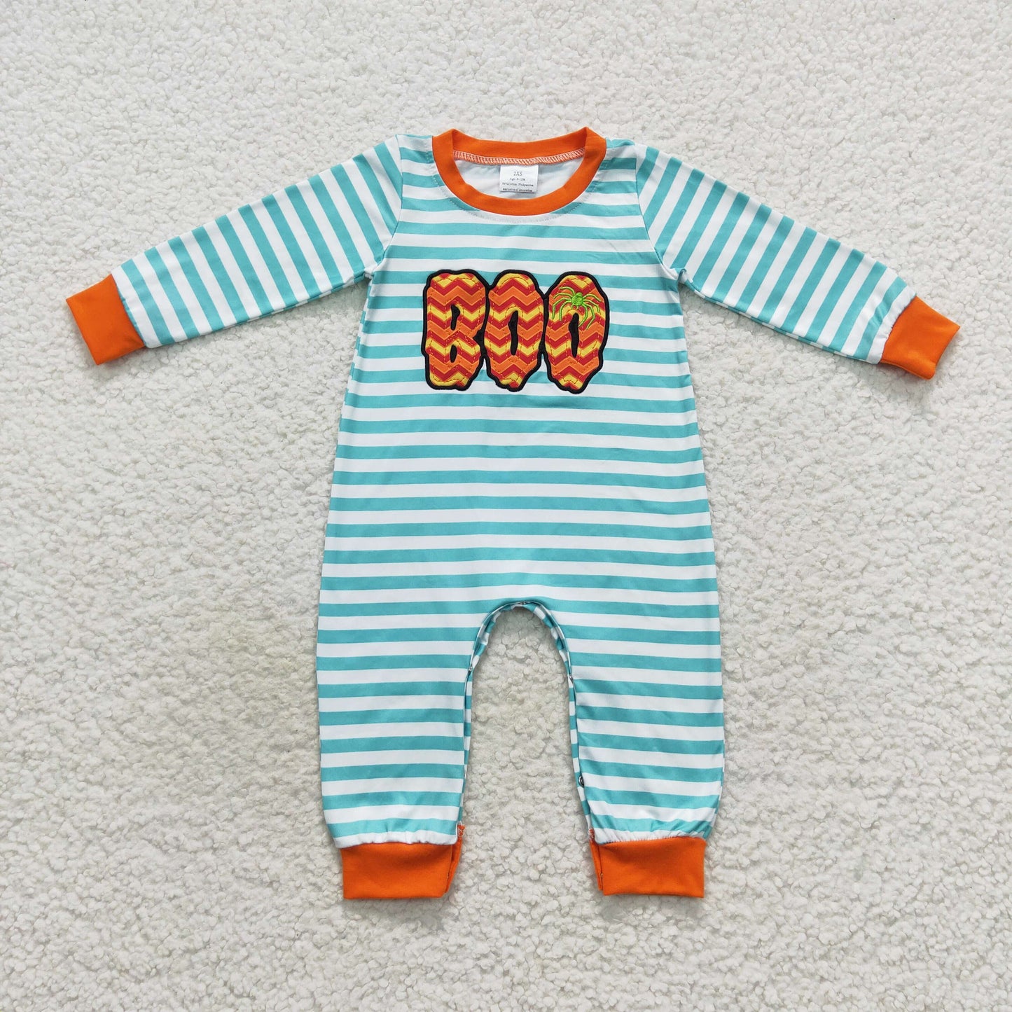 Baby Boys Boo Rompers Embroidery