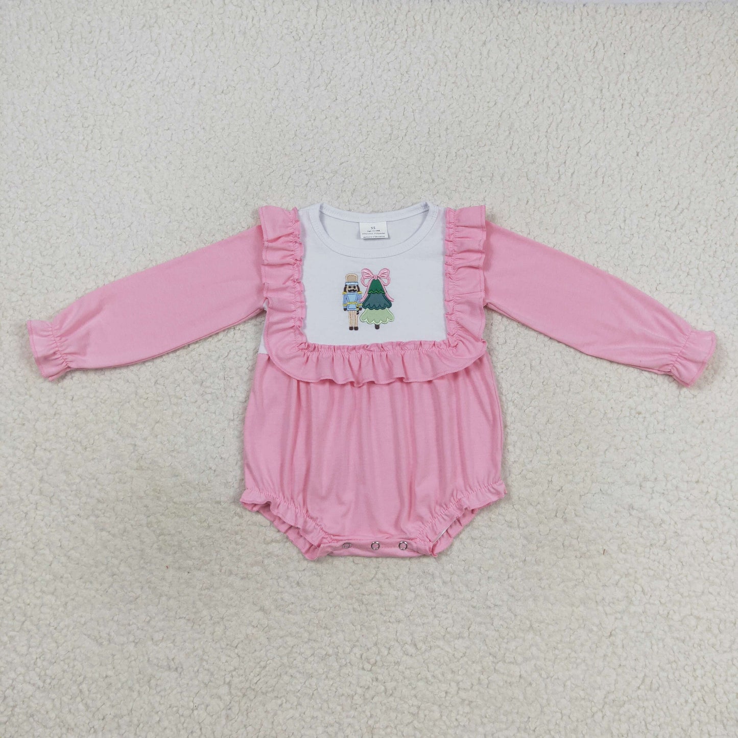 Baby Christmas Romper Embroidery