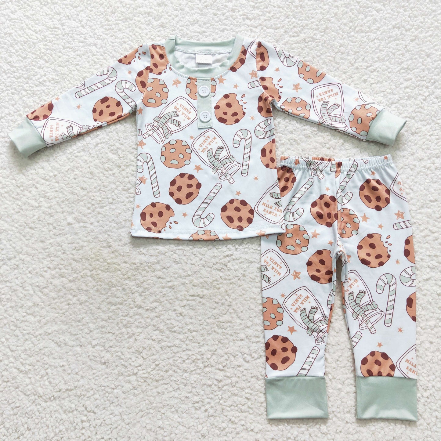 Boys Cookies Milk Pajamas