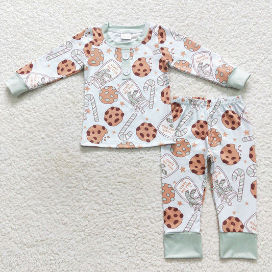 Boys Cookies Milk Pajamas