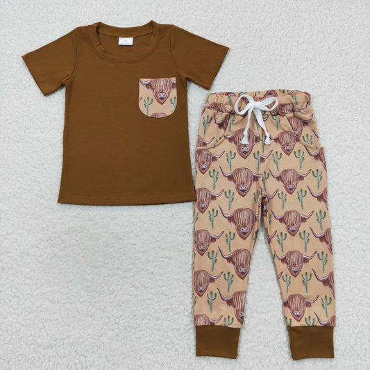 Boys Brown Cow Outfits