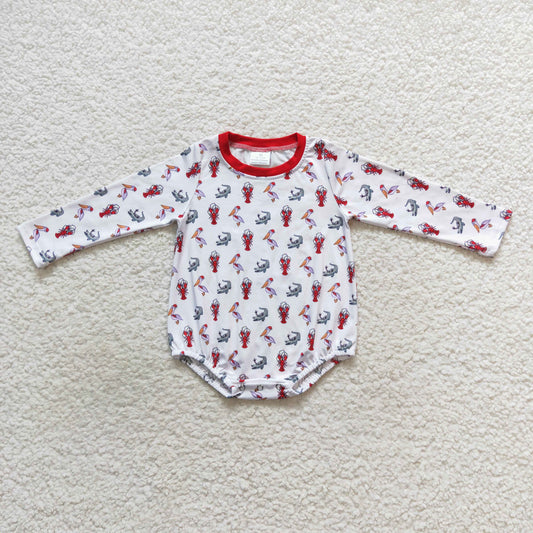 Baby Christmas Crawfish Rompers