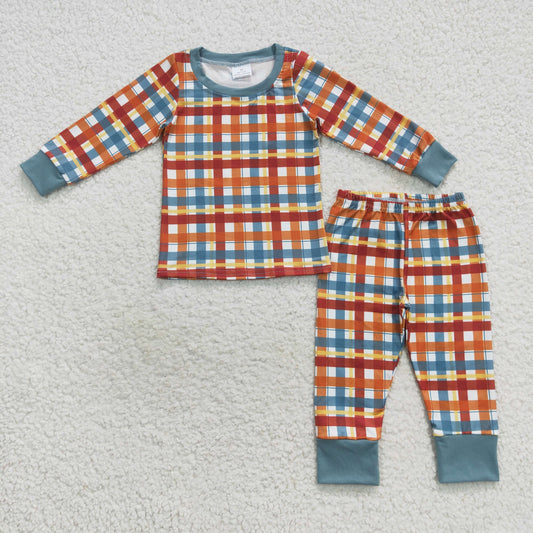 Boys Plaid Pajamas