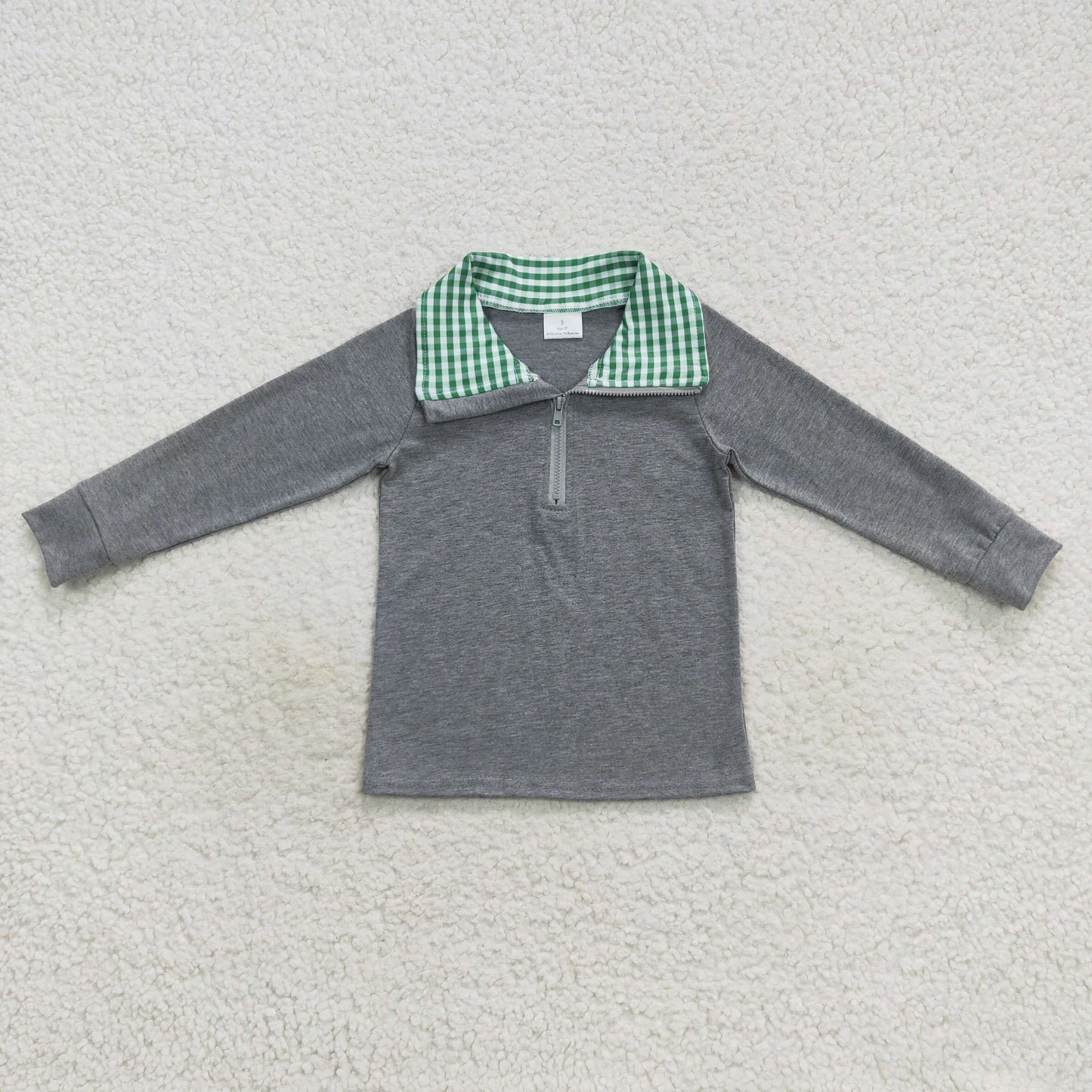 Boys Gray Pullover