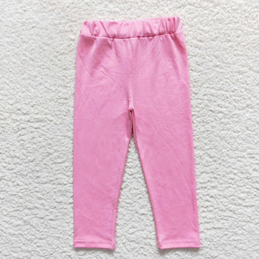 Girls Pink Leggings