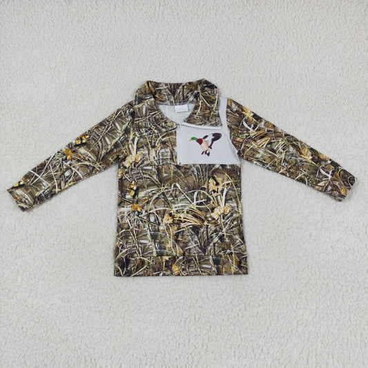 Boys Camo Duck Pullover