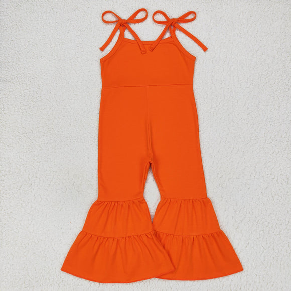 Girls Orange Jumpsuit