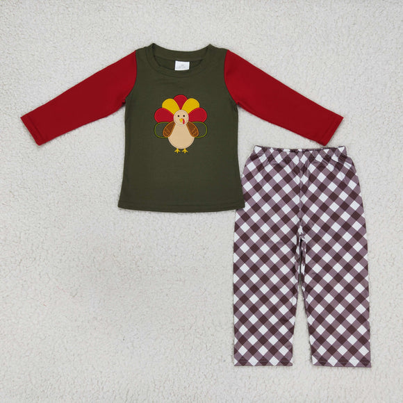 Boys Turkey Outfits Embroidery