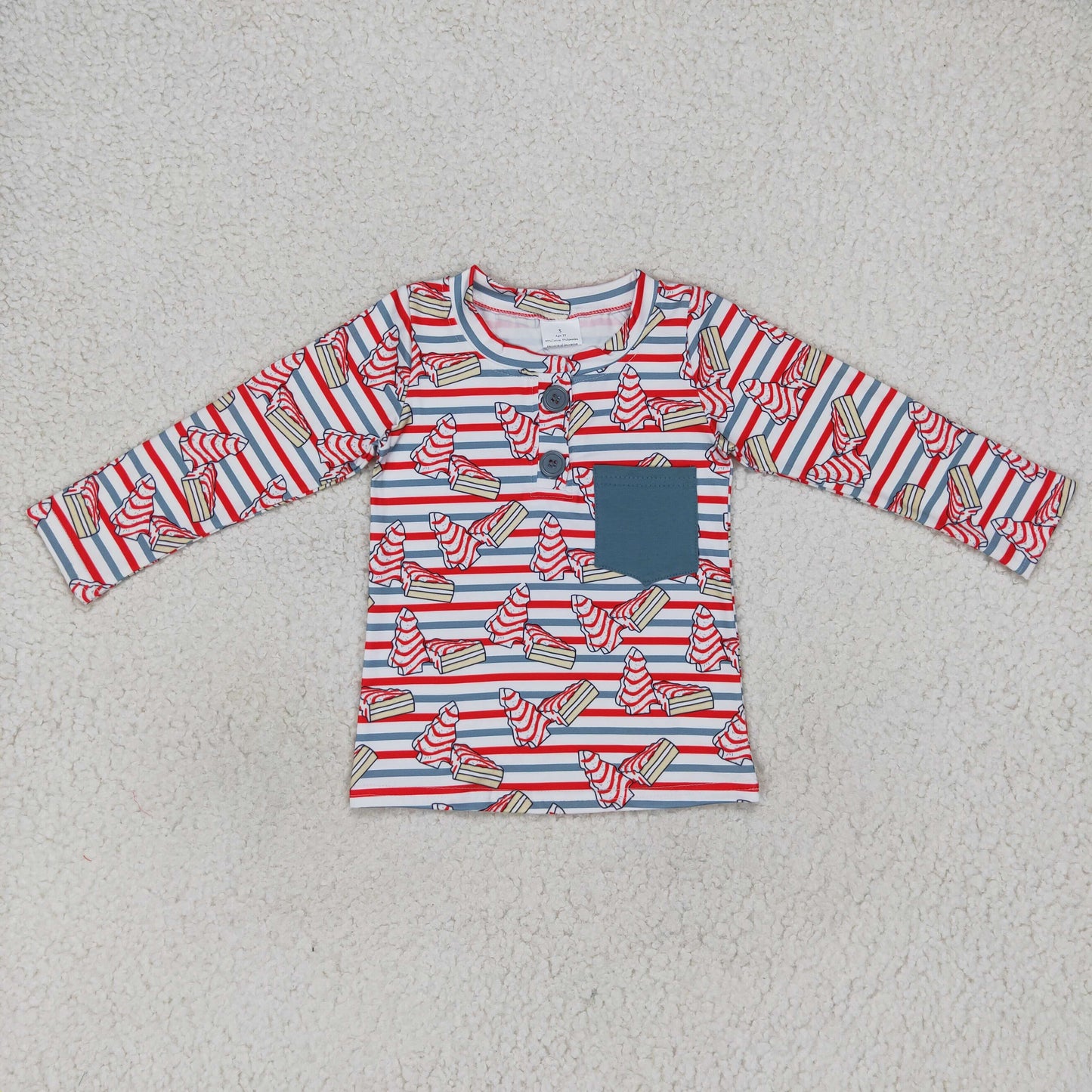 Boys Christmas Top Long Sleeves